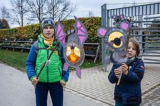 Laternenumzug durch den Bürgerpark Laternenumzug durch den Bürgerpark